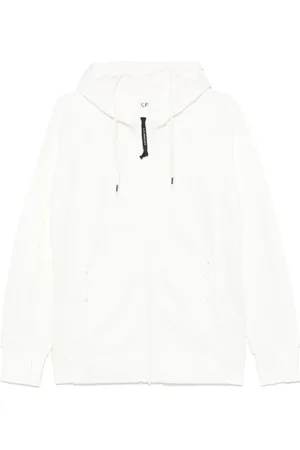 C.P. Company Zip-throughs, male, , Size: 2XL Cotton Hoodie with Goggles