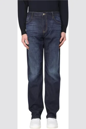 Armani Exchange Straight Jeans, male, , Size: W38 Stylish Straight Leg Jeans