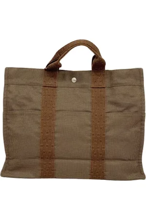 Hermès Pre-owned Tote Bags, female, , Size: ONE SIZE Pre-owned Canvas totes