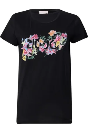 Liu Jo T-Shirts, female, , Size: M Floral Print Cotton T-Shirt