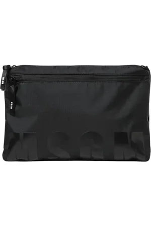 Msgm Bags, male, , Size: ONE SIZE Logo Nylon Bag Sleek Functional Accessory