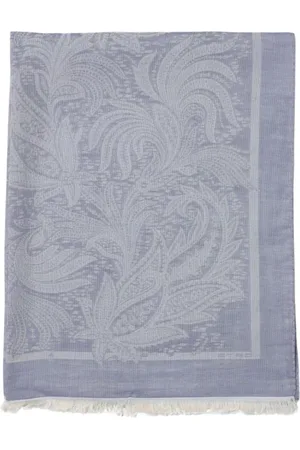 Etro Scarves, male, , Size: ONE SIZE Floral Cotton Scarf