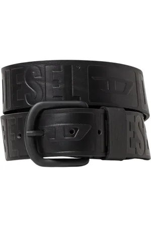 Diesel Belts, male, , Size: 105 CM Embossed Leather Belt for Men