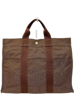 Hermès Pre-owned Tote Bags, female, , Size: ONE SIZE Pre-owned Canvas handbags