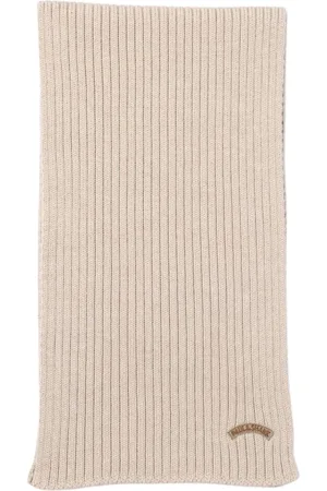 Paul & Shark Winter Scarves, male, , Size: ONE SIZE Ribbed Knit Cotton Scarf