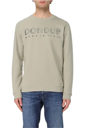 Dondup Sweatshirts, male, , Size: L Blue Crew Neck Sweatshirt