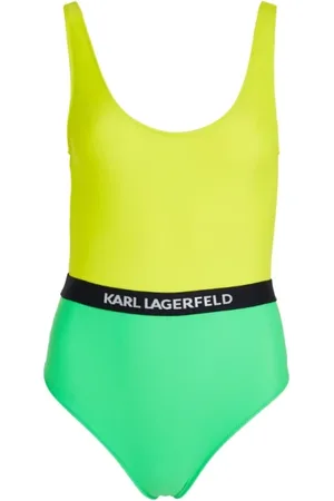 Karl Lagerfeld One-piece, female, , Size: L Color block swimsuits