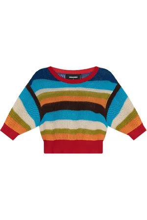 Dsquared2 Round-neck Knitwear, female, , Size: S Sweater capsule Summer Lovers