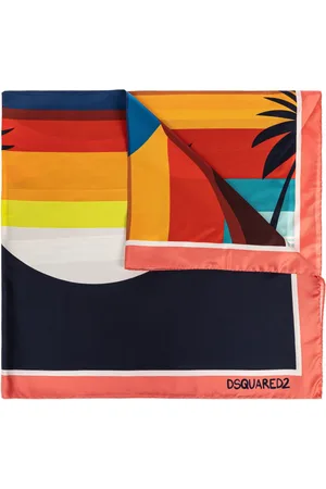 Dsquared2 Silky Scarves, female, , Size: ONE SIZE Silk scarf capsule Summer Lovers