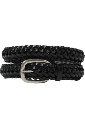 Golden Goose Belts, male, , Size: 100 CM Luxury Braided Leather Belt