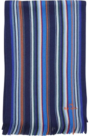 Paul Smith Winter Scarves, male, , Size: ONE SIZE Striped Wool Scarf in