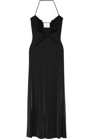 ERIKA CAVALLINI Party Dresses, female, , Size: S Strapless Viscose Jersey Dress with Stone Detail