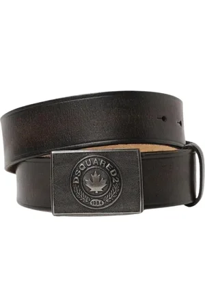 Dsquared2 Belts, male, , Size: 100 CM Leather Belt with Metal Buckle