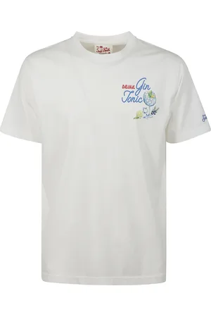 MC2 SAINT BARTH T-Shirts, male, , Size: M Cotton T-shirt with Logo Print