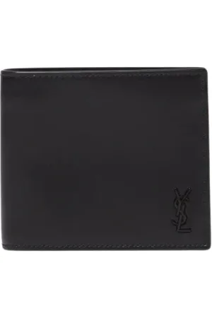 Saint Laurent Wallets & Cardholders, male, , Size: ONE SIZE Leather Wallet with Timeless Style
