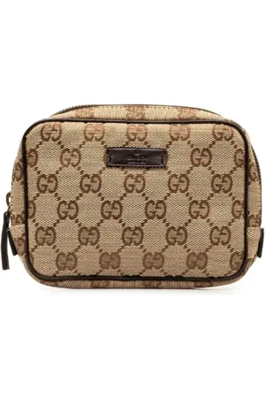 Gucci Pre-owned Clutches, female, , Size: ONE SIZE Pre-owned Canvas gucci-bags