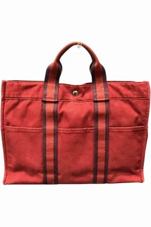 Hermès Pre-owned Tote Bags, female, , Size: ONE SIZE Pre-owned Canvas handbags
