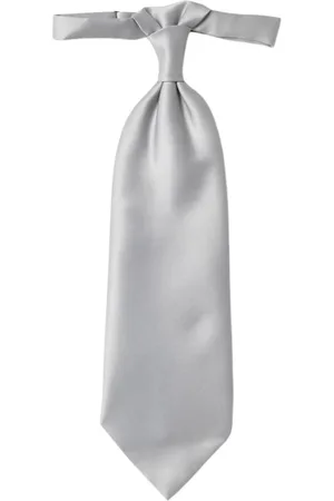 corneliani Ties, male, , Size: ONE SIZE Sophisticated Silver Necktie