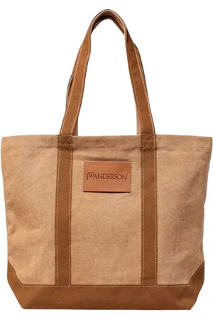 J.W.Anderson Tote Bags, male, , Size: ONE SIZE Premium Leather Tote Bag