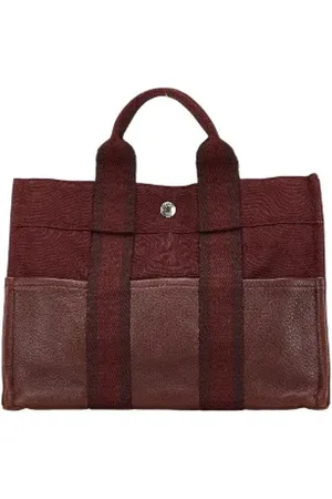 Hermès Pre-owned Tote Bags, female, , Size: ONE SIZE Pre-owned Canvas handbags