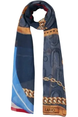 Liu Jo Scarves, female, , Size: ONE SIZE Graphic Logo Metalware Stola