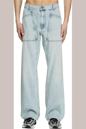 Diesel Wide Jeans, male, , Size: W30 Relaxed Fit Carpenter Jeans