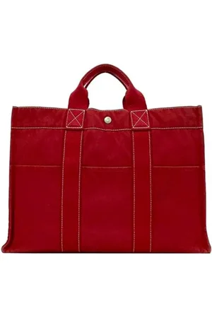 Hermès Pre-owned Tote Bags, female, , Size: ONE SIZE Pre-owned Canvas handbags