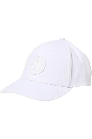 Stone Island Caps, male, , Size: ONE SIZE Embroidered Logo Baseball Cap Blue