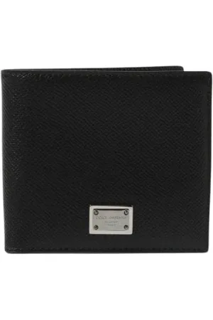 Dolce & Gabbana Wallets & Cardholders, male, , Size: ONE SIZE Leather Bifold Wallet