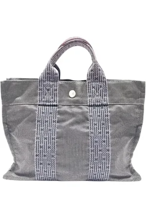 Hermès Pre-owned Tote Bags, female, , Size: ONE SIZE Pre-owned Canvas handbags