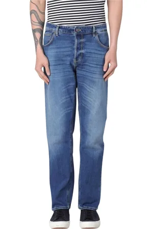 PT Torino Straight Jeans, male, , Size: W32 Comfortable Straight Leg Jeans
