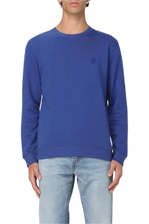 Dondup Sweatshirts, male, , Size: L Embroidered Logo Crew Neck Sweatshirt