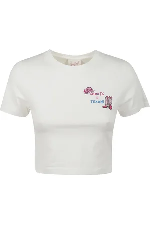 MC2 SAINT BARTH T-Shirts, female, , Size: M Cotton T-Shirt with Front Logo