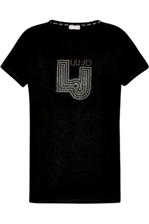 Liu Jo T-Shirts, female, , Size: 2XS Classic Cotton Logo Print T-Shirt