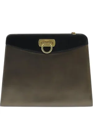 Salvatore Ferragamo Pre-owned Cross Body Bags, female, , Size: ONE SIZE Pre-owned Leather shoulder-bags