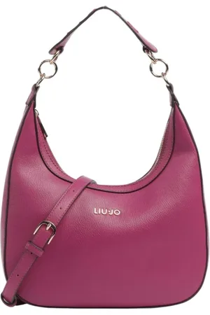 Liu Jo Shoulder Bags, female, , Size: ONE SIZE Fuchsia Hobo Handbag with Zipper Closure