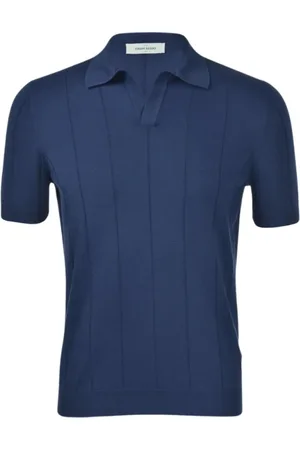 Gran Sasso Polo Shirts, male, , Size: M Short Sleeve Cotton Polo Shirt