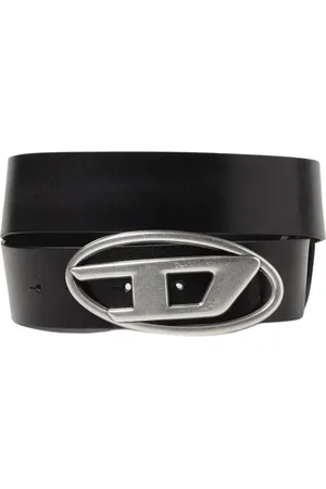 Diesel Belts, male, , Size: 95 CM Leather Belt with Metal Buckle