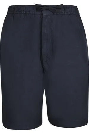 OFFICINE GENERALE Casual Shorts, male, , Size: XL Cotton Linen Blend Bermuda Shorts