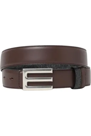 Etro Belts, male, , Size: 100 CM Paisley Leather Belt for Men