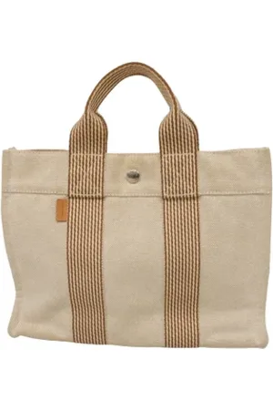 Hermès Pre-owned Tote Bags, female, , Size: ONE SIZE Pre-owned Canvas handbags