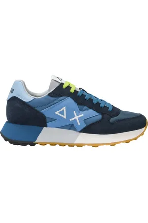 sun68 Sneakers, male, , Size: 8 US Bicolor Sneakers Navy Blue/Avio Scuro