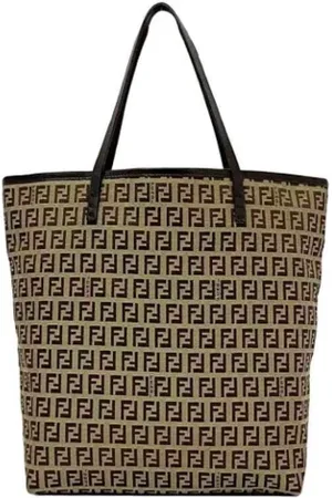 Fendi Pre-owned Tote Bags, female, , Size: ONE SIZE Pre-owned Canvas fendi-bags