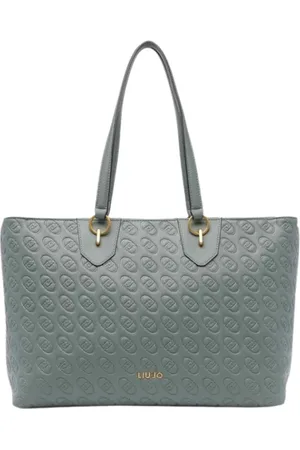 Liu Jo Tote Bags, female, , Size: ONE SIZE Grey Tote Bag with Zip Closure