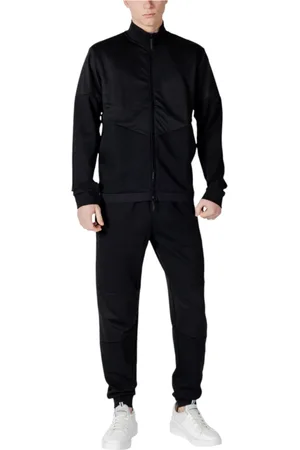 EA7 Training Sets, male, , Size: L Zip-Up Turtleneck Tracksuit with Pockets