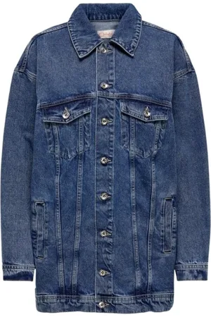 ONLY Denim Jackets, female, , Size: S Denim Long Sleeve Jacket