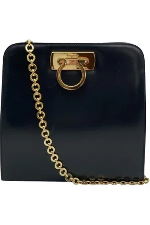 Salvatore Ferragamo Pre-owned Cross Body Bags, female, , Size: ONE SIZE Pre-owned Leather shoulder-bags