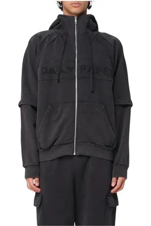 Daily paper Zip-throughs, male, , Size: XL Logo Embroidered Sweatshirt