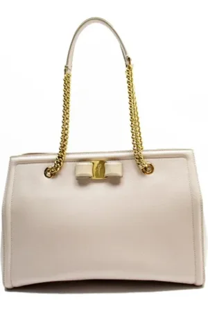 Salvatore Ferragamo Pre-owned Tote Bags, female, , Size: ONE SIZE Pre-owned Leather shoulder-bags