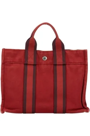 Hermès Pre-owned Tote Bags, female, , Size: ONE SIZE Pre-owned Canvas handbags